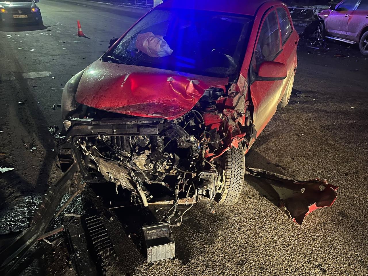 Три человека пострадали в жестком ДТП в Петрозаводске