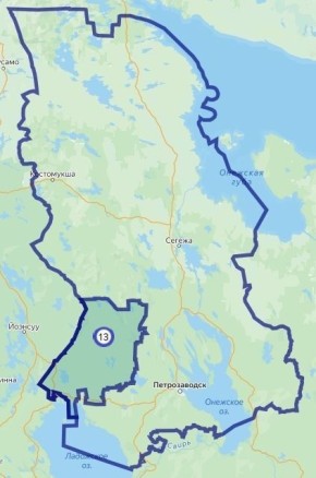 Карта вашего голоса: Западно-Карельский избирательный округ