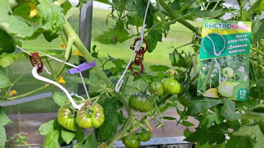 Подвязка растений стала проще с комплектом держателей «Быстрокреп»