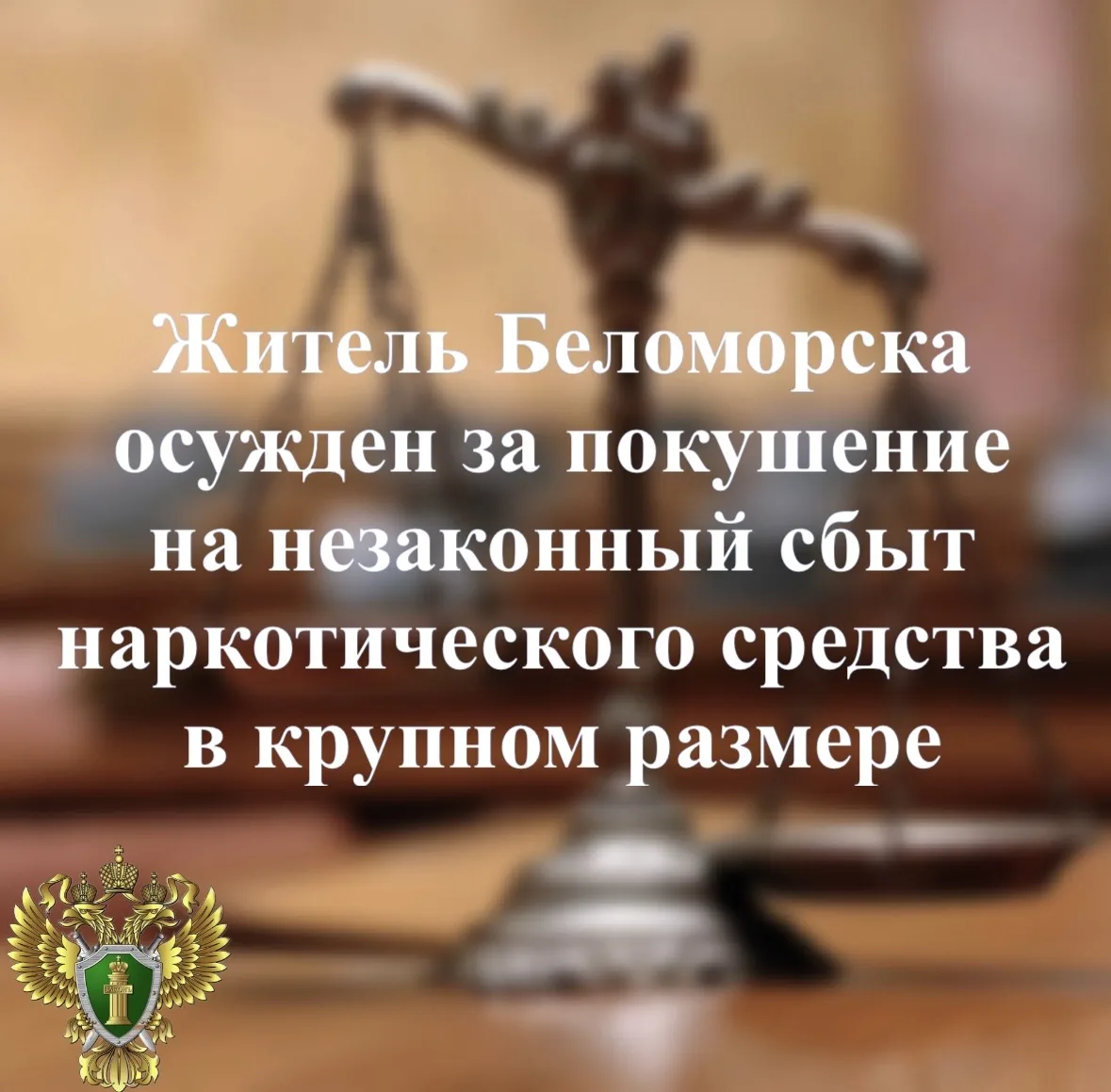 Прокуратура Сегежского района поддержала государственное обвинение по уголовному делу в отношении 25-летнего жителя г. Беломорска