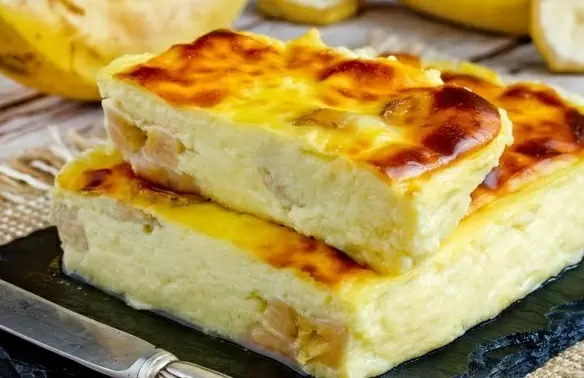 Рецепт нежной запеканки из йогурта с бананами