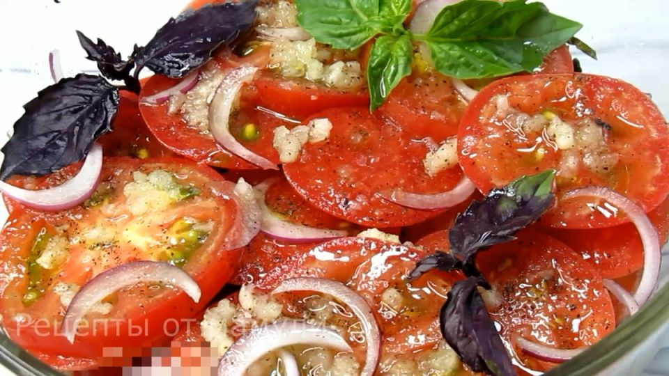 Неповторимая закуска из помидоров, которая покорит ваши сердца