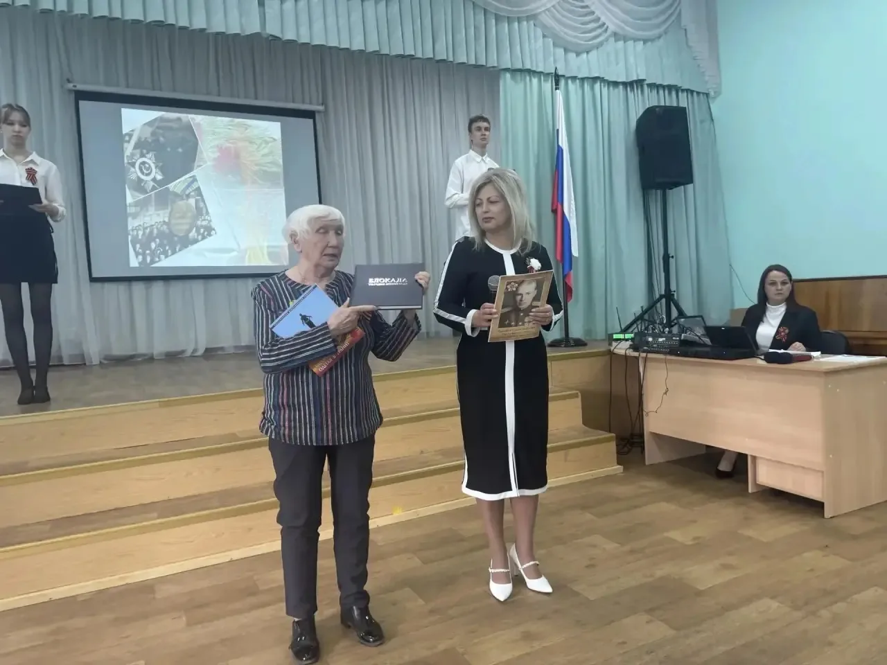 Колыхматова: В школе №8 имени Н.Г. Варламова прошёл трогательный концерт «Этот День Победы»