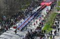 81-метровую Георгиевскую ленту развернули во главе «Бессмертного полка» в столице Карелии