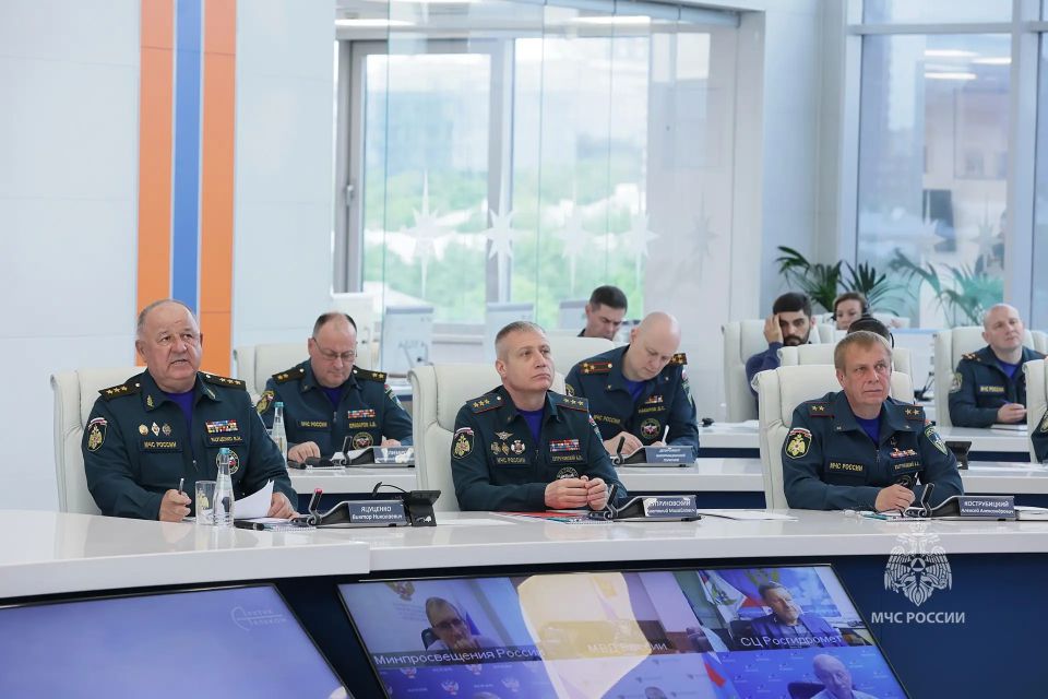 Глава МЧС России Александр Куренков провел еженедельное селекторное совещание Глава МЧС России Александр Куренков провел еженедельное селекторное совещание