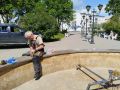 Сортавалец создал светофонтанную установку