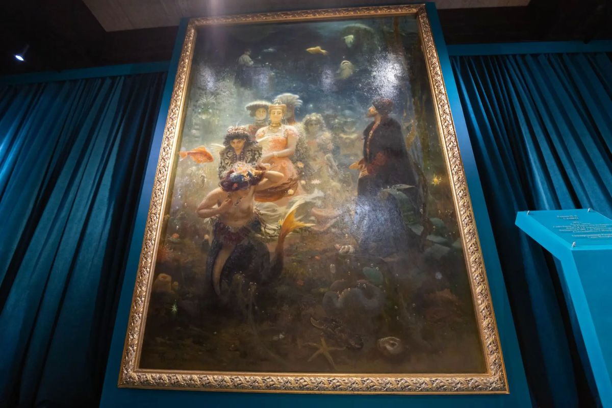 В Петрозаводске представили знаменитый шедевр Ильи Репина «Садко» В Петрозаводске представили знаменитый шедевр Ильи Репина «Садко»