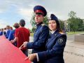 Накануне Дня Государственного флага Российской Федерации сотрудники СК Карелии присоединились к праздничной акции