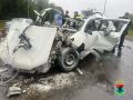 Два человека погибли при столкновении автомобилей Renault Sandero и Mitsubishi L200 на подъезде к Петрозаводску