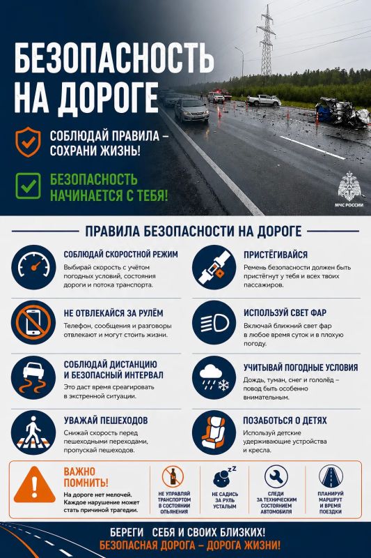 Безопасность на дороге: соблюдай правила — сохрани жизни!