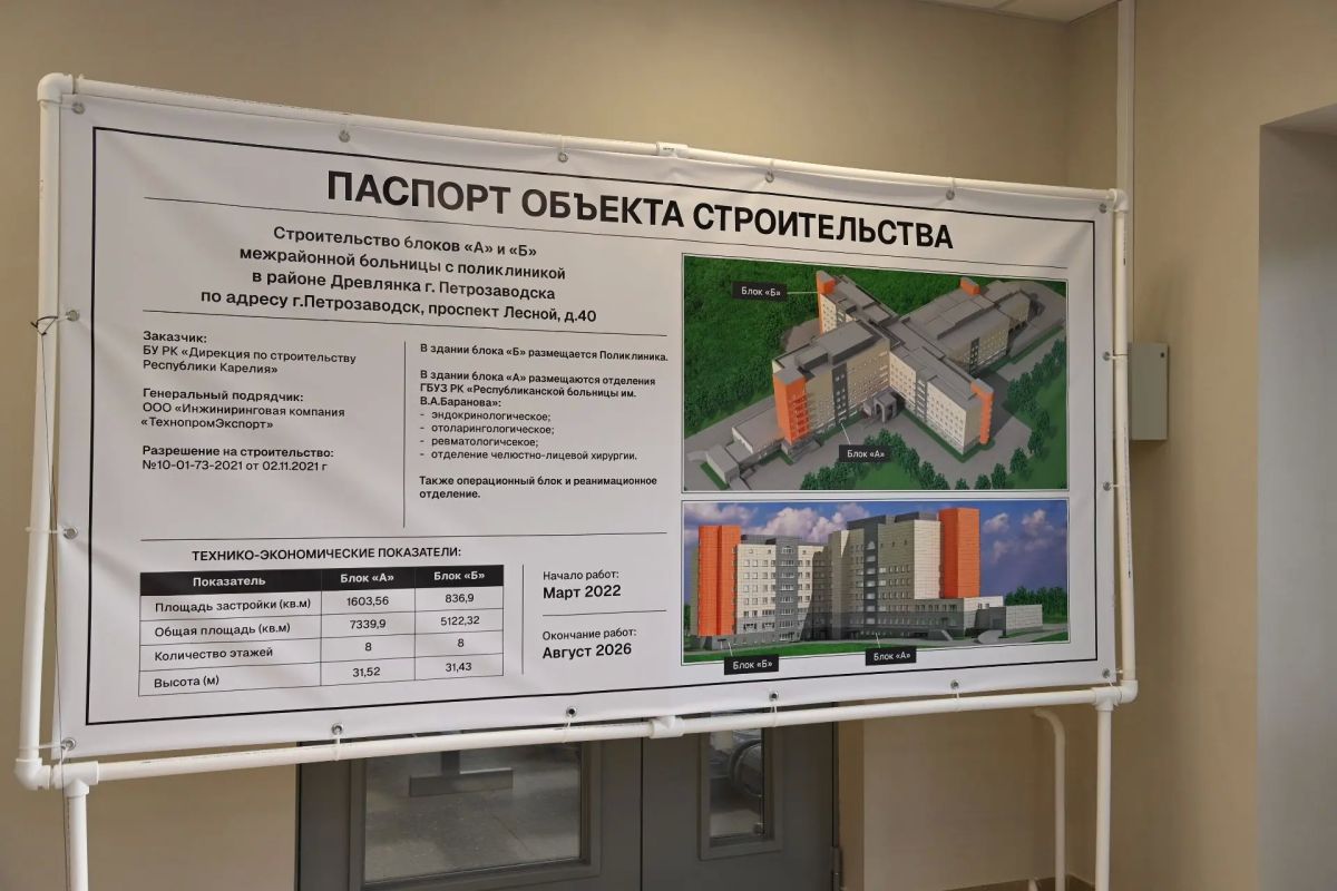 Карельские врачи оценили новые пространства межрайонной больницы и поликлиники на Древлянке Карельские врачи оценили новые пространства межрайонной больницы и поликлиники на Древлянке