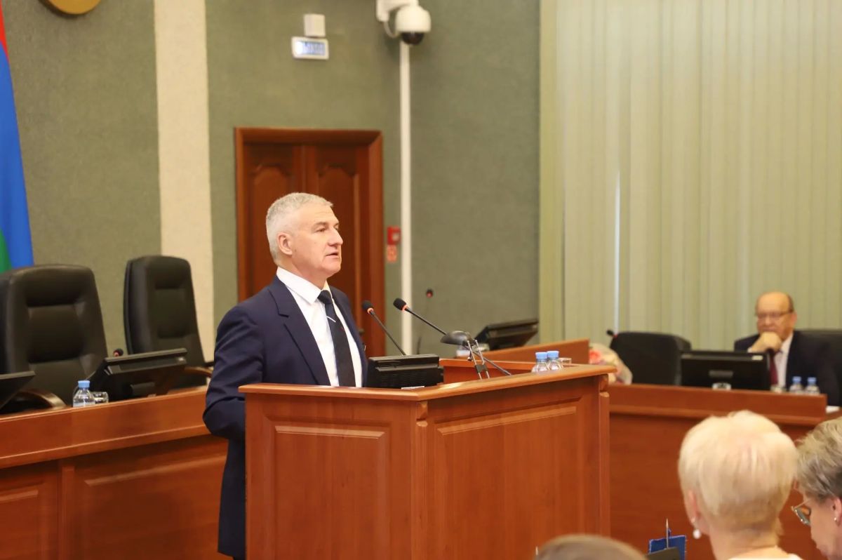 Глава Карелии выступил на первом заседании Законодательного Собрания республики восьмого созыва