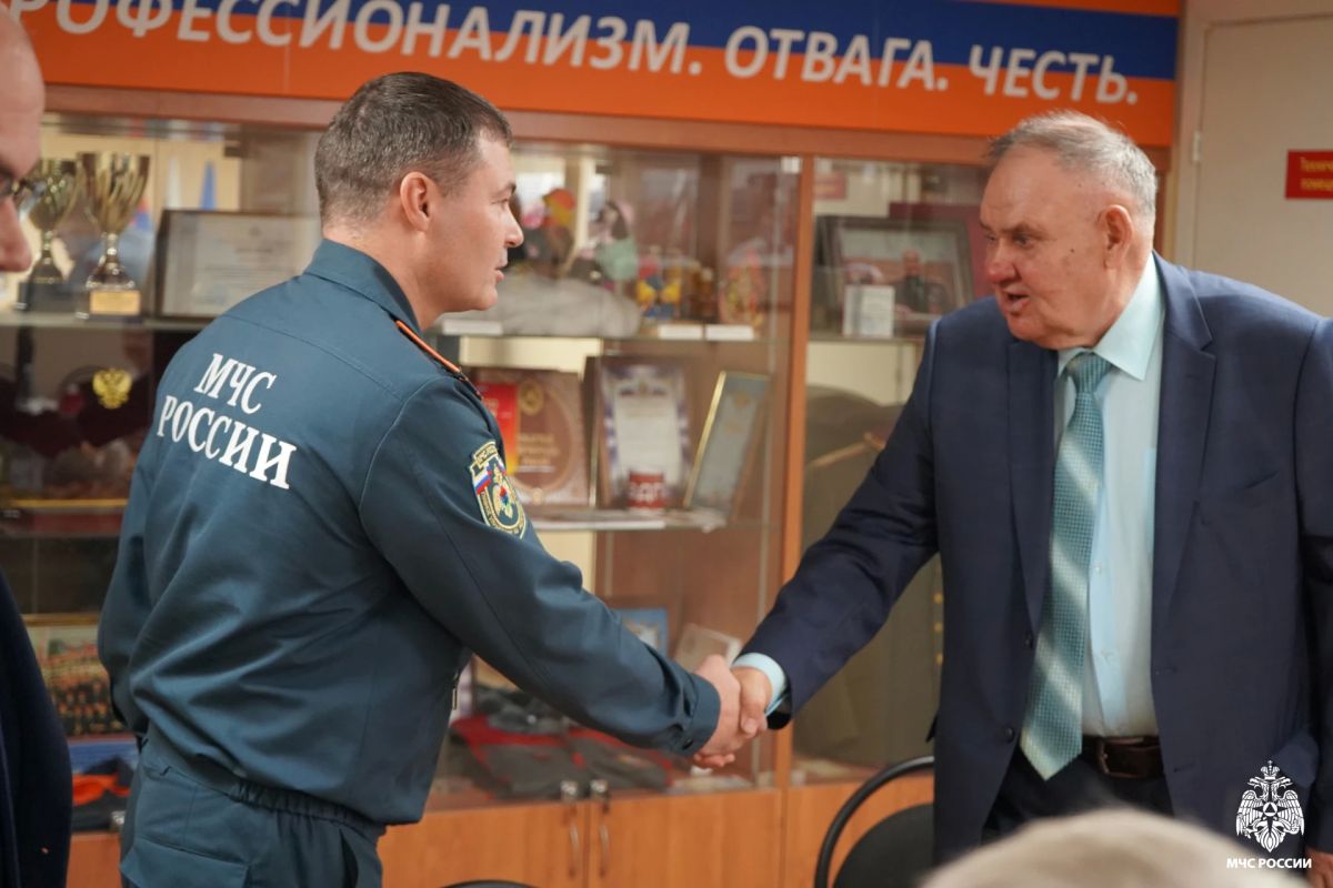Встреча с ветеранами гражданской обороны Встреча с ветеранами гражданской обороны