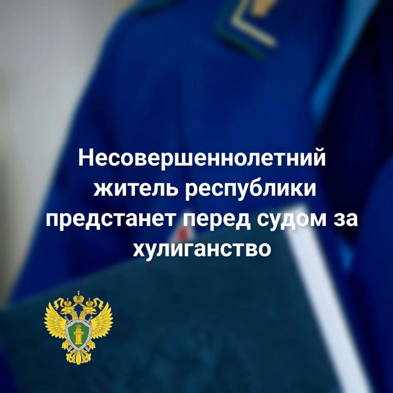 В прокуратуре Прионежского района утверждено обвинительное заключение по уголовному делу в отношении 16-летнего жителя района, обвиняемого в совершении преступления, предусмотренного ч. 2 ст. 213 УК РФ (хулиганство...